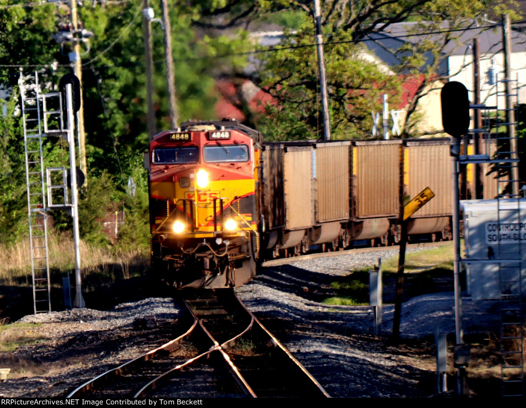 Into the siding